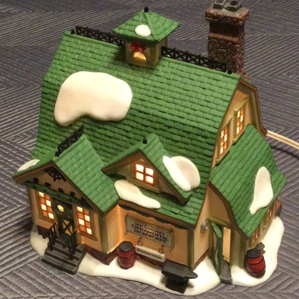 Department 56 New England Village Series “Van Guilder’s Ornamental Ironworks” - Picture 2 of 11